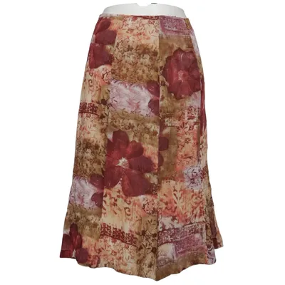 Maxi rok (Rood, Bruin, Meerkleurig) van FFY Viscose