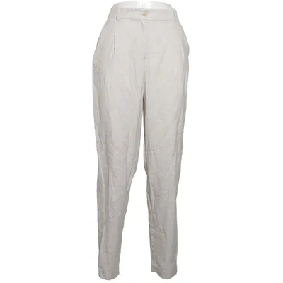 Broek (Beige) van Lemon Grass Linnen, Polyester, Viscose