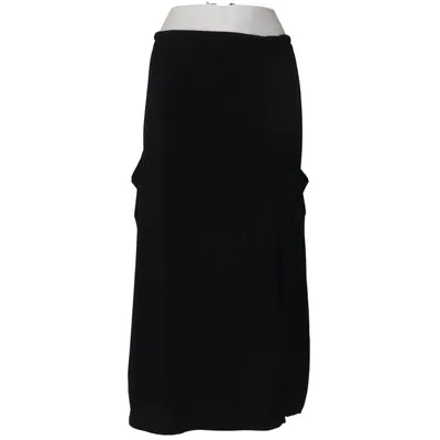 Skirt (Black) from Transparente Elastane, Polyester, Viscose