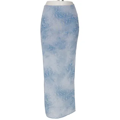 Maxi skirt (Blue, White) from Rita Ora x Primark