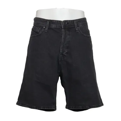 Short en jean (Noir) de Jack & Jones Jeans Intelligence Coton recyclé