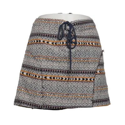 Jupe (Blanc, Multicolore) de BSB Jeans Acrylique, Coton, Polyester