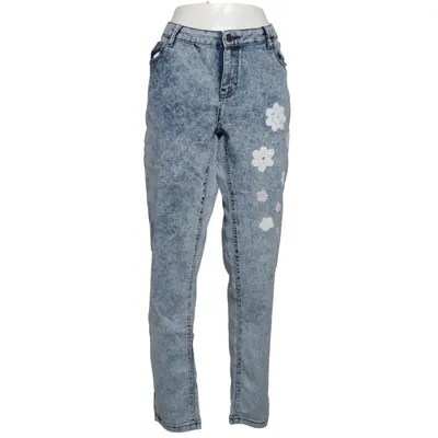 Jeans (Blå, Flerfärgad) från Janina Curved Bomull, Elastan, Polyester