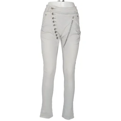 Jeans (Grå) fra Mozzaar Bomuld, Elastan, Polyester, Viscose
