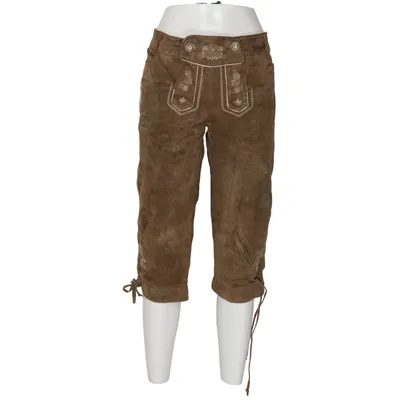 Lederhosen (Brun) från Morena Skinn, Polyester