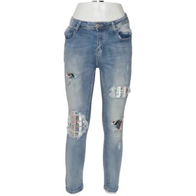 Jeans (Blå, Flerfarvet) fra Mozzaar Bomuld, Elastan