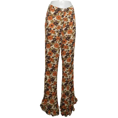 Palazzo pants (Beige, Multicolored) from Les Coyotes de Paris Viscose