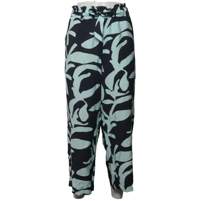 Broek (Blauw, Zwart) van Comma Polyamide, Viscose