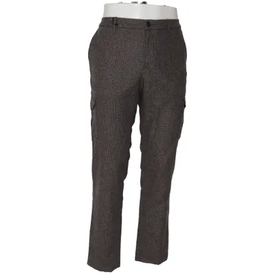 Cargobyxor (Grå, Flerfärgad) från Alberto Elastan, Polyester, Ull