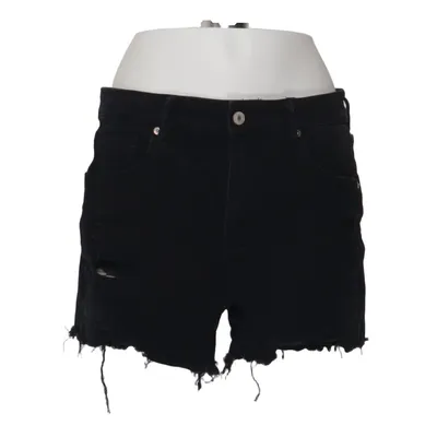 Denim shorts (Black) Cotton, Elastane