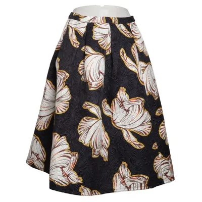 Skirt (Black, White, Yellow) from Traffic People Cotton, Viscose