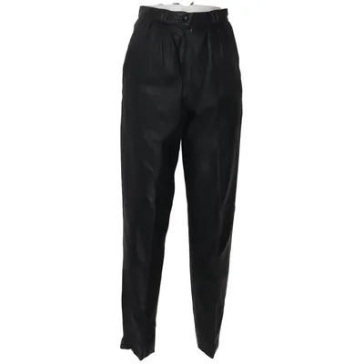 Läderbyxor (Svart) från Echtes Leder Polyester