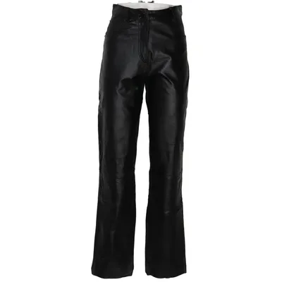 Läderbyxor (Svart) från Authentic Clothing Company Skinn, Polyester