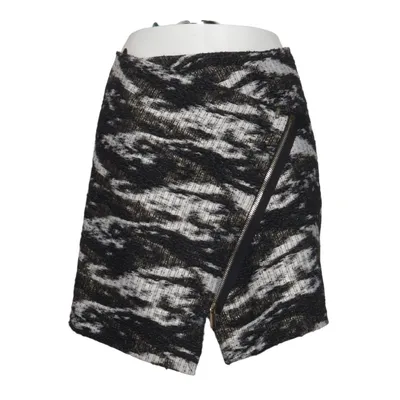Jupe (Noir, Blanc, Or) de Cop Copine Acrylique, Coton, Polyamide, Polyester, Laine