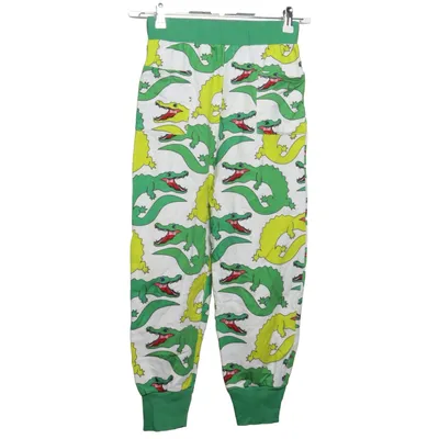 Sweatpants (Hvid, Grøn, Flerfarvet) fra Småfolk Økologisk bomuld, Polyester