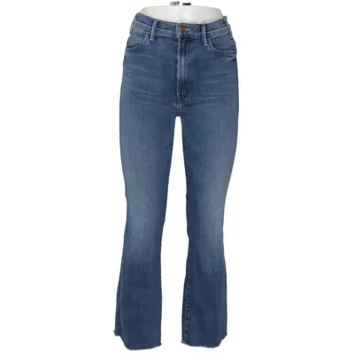 Jeans (Blå) fra Mother Bomuld, Elastan, Lyocell, Polyester