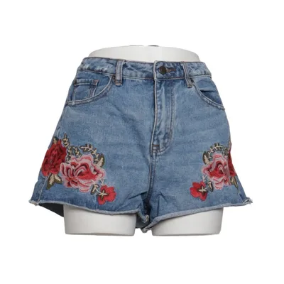 Denim shorts (Blue, Red, Pink) from New Look Denim Cotton