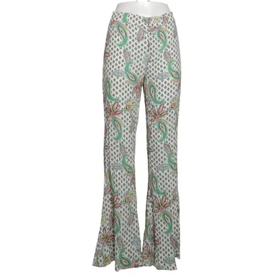 Palazzo pants (White, Multicolored) from Zara