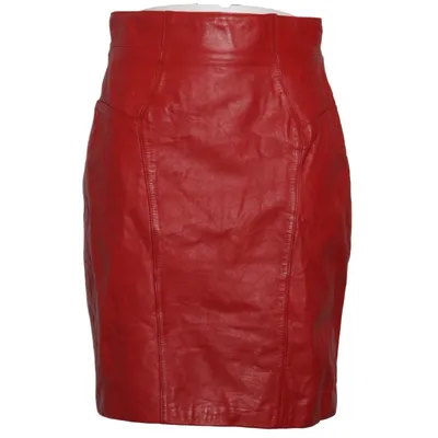 Leather skirt (4855) from Chia Leather, Polyamide