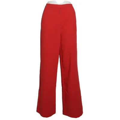 Pantalon patte d'éléphant (Rouge) de Another Label Élasthane, Polyester, Viscose