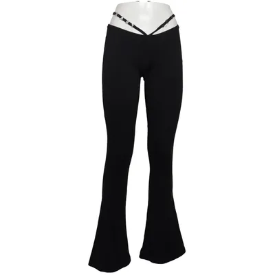 Pantalon (Noir) de Baby Phat Élasthane, Polyester