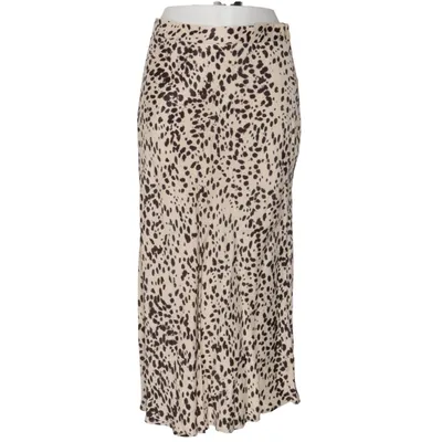 Långkjol (Beige, Svart) från Massimo Dutti Viskos