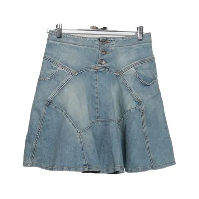 Jupe en jean (Bleu) de Plein Sud Coton, Élasthane