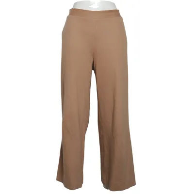 Pantalon patte d'éléphant (Beige) de Lanius Coton biologique, Laine