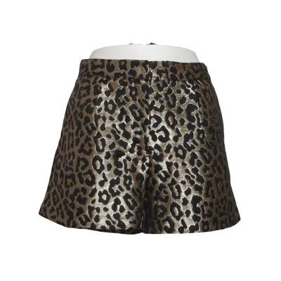 Shorts (Black, Gold) from Lovie&Co Elastane, Polyester