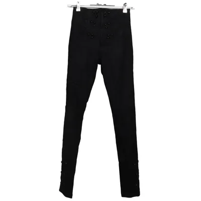 Pants (Black) from Punk Rave Cotton, Polyamide, Viscose