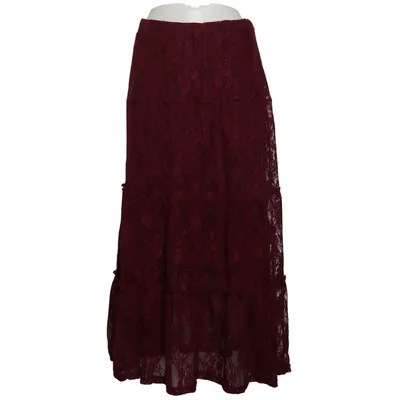 Maxi nederdel (Rød) fra Alessa W Collection Elastan, Polyamid, Viscose