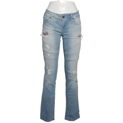 Jeans (Blå) från Fishbone Bomull, Elastan