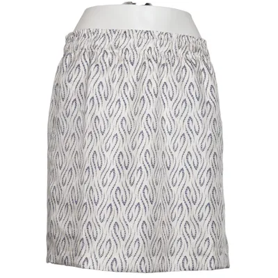 Jupe (Blanc, Bleu) de My Sunday Morning Coton, Soie