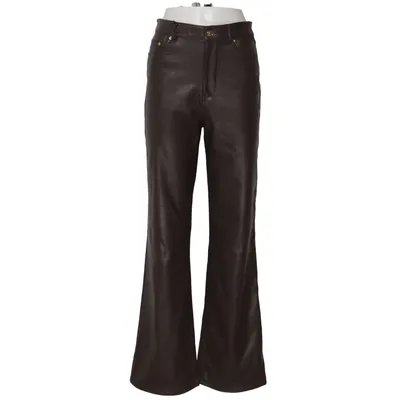 Byxor (Brun) från ONLY Blue Denim Polyester, Polyuretan