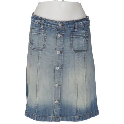 Jeanskjol (Blå) från L.O.G.G by H&M Bomull, Elastan