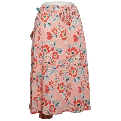 Kjol (Rosa, Flerfärgad) från Damart Elastan, Polyester