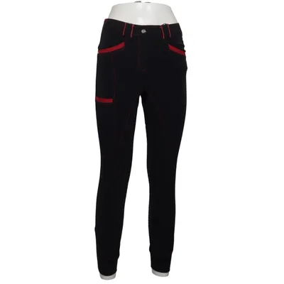 Pantalon d'équitation (Noir, Rouge) de USG Élasthane, Polyamide, Polyester