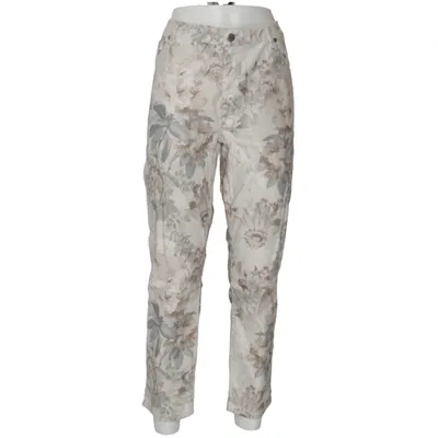 Spijkerbroek (Beige, Grijs, Meerkleurig) van Lascana Katoen, Elastaan, Polyester