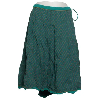 Jupe portefeuille (Vert, Multicolore) de Guru Shop Coton