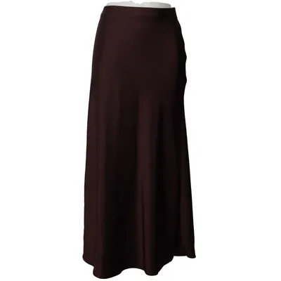 Maxi nederdel (Brun) fra Zara Elastan, Polyester