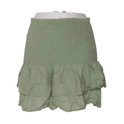 Nederdel (Grøn) fra Mango Bomuld, Linned, Viscose
