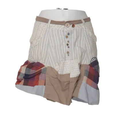 Nederdel (Flerfarvet) fra Desigual Bomuld, Linned