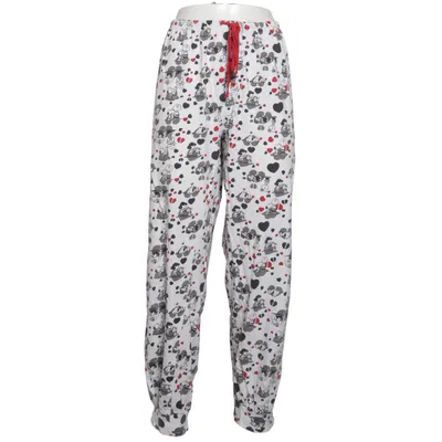Pyjamasbyxor (Vit, Svart, Röd) från Snoopy Bomull