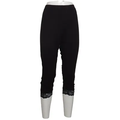 Leggings (Svart) från Zizzi Elastan, Viskos