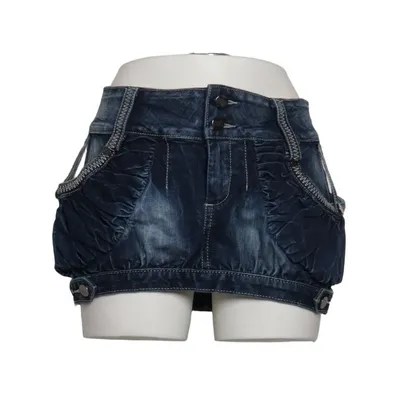 Spijkerrok (Blauw) van Simply Chic Katoen, Elastaan