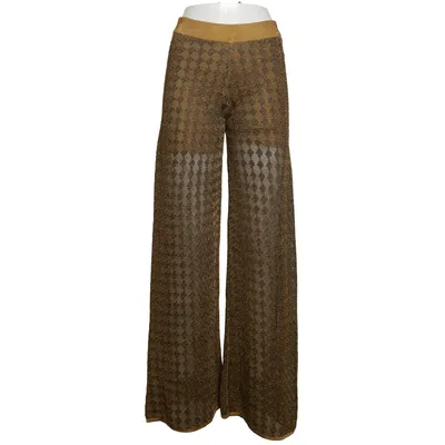 Palazzo pants (Brown) from Zara Polyester