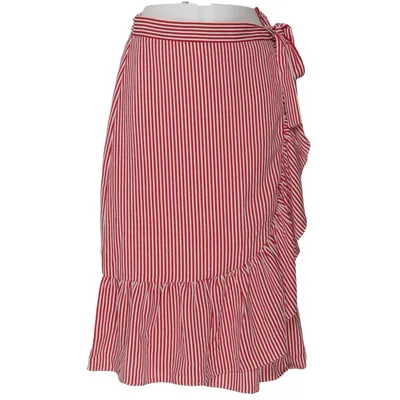Omlottkjol (Röd, Vit) från Club Monaco Polyester