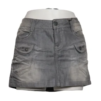 Jeanskjol (Grå) från Mod