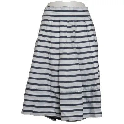 Nederdel (Blå, Hvid) fra Sônia Bogner Linned, Polyamid, Polyester, Viscose
