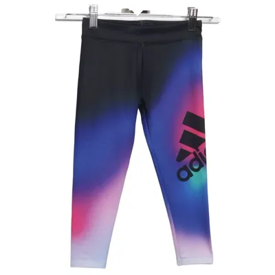 Sports tights (Blue, Multicolored) from Adidas Elastane, Polyester